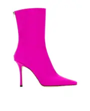 Jimmy Choo Agathe 100 Pointed-Toe Ankle Boots 35,37,39.5,38,36.5,35.5 Pink