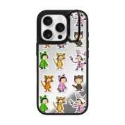 iPhone 16 Pro Mirror Ring Stand Case MagSafe Compatible Kids by Matthew Langille