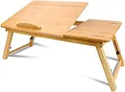 Bed Small Table Laptop Table Learning Mini Table Small Table Small Desk Bedroom Lazy College High School Dormitory Student Writing Lift Table Foldable (Size : 55x30x26cm)