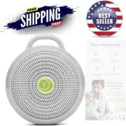 White Noise Sound Machine Portable Baby Sleep Aid with Night Light and Volume