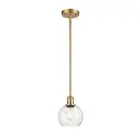 Innovations Athens 1 Light 7.8" Mini Pendant, SG/Seeded - 516-1S-SG-G124-6