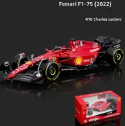 BBURAGO 1:43 2022 FERRARI FORMULA 1 F1 F1-75 #16 Charles Leclerc Model CAR