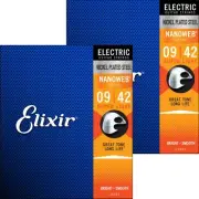 ELIXIR Elixir Electric Guitar Strings NANOWEB Super Light .009-.042 #12002 Set o