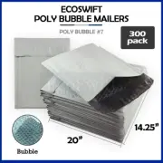 300 #7 14.25 x 20 EcoSwift Poly Bubble Mailers Padded Envelope Shipping Bags