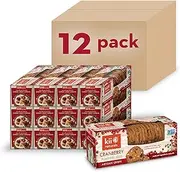 Kii Naturals Artisan Crisps, Healthy Snack Crackers for Cheese, Meats, Spreads, Charcuterie Board - Non-GMO, Kosher, No Preservatives, Hand-Crafted - Cranberry Pumpkin Seed, 5.3 Ounce (Pack of 12)