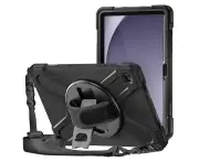 3SIXT Impact-resistant Apache Case w/ Shoulder Strap For Surface Go 3/4 BLK