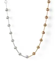 Jenny Bird Celeste Two-tone orb Necklace - Silver ONE SIZE