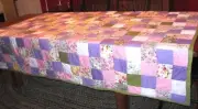 Vintage BLOCK Pattern Quilt KING SIZE 90" X 94” Hand Made Hand Quilted in 2023