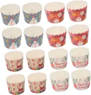 Amosfun 200 Pcs Christmas Muffin Cups Mini Cupcake Case Christmas Muffin Line...