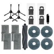 18PCS Replacement Parts for X30 / X30 Pro Ultra Robot Main Side Brush HEPA Filter Mop Pads Dust Bags