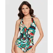 Magicsuit Drew Halter Slimming Tummy Control Swimsuit