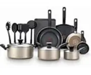 T-FAL Culinaire 16 Piece Nonstick Aluminum Cookware Set