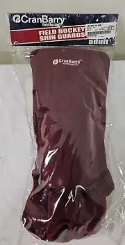 New CranBarry Field Hockey Shinguards Adult Large Maroon #907