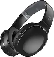 Crusher Evo Over-Ear Wireless Headphones with Sensory Bass with Charging Cable, 40 Hr Battery, Microphone, Works with iPhone Android and Bluetooth Devices - Black