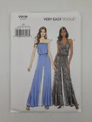 Vogue Sewing Pattern 9116 V9116 Misses Jumpsuit 2 styles Pattern Size 6-14 NEW
