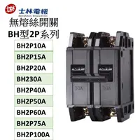 在飛比找蝦皮購物優惠-士林電機無熔線斷路器 BH2P系列 BH2P10A BH2P