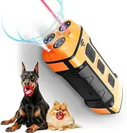 Dog Bark Deterrent Device, Rechargeable Anti-Barking Device for Dogs, Barking Silencer Dog Whistle Up to 50ft Stops Bad Behavior Training Tool