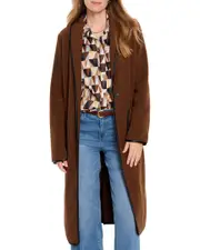 NIC+ZOE Trimmed Teddy Coat