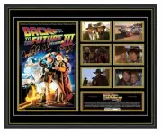 BACK TO THE FUTURE PART III 3 1990 MICHAEL J FOX SIGNED L/E FRAMED MEMORABILIA