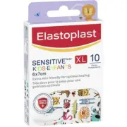 Elastoplast Sensitive Kids Plasters XL 10 Pack