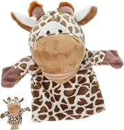 ifundom Cute Deer Hand Puppet Plush for Interactive Animal Puppet for Early Education Motor Skills Communication Development Safe Material Present