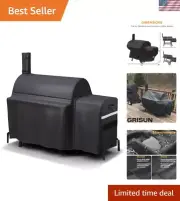 Wind and Rain Defying Smoker Cover - 600D Polyester, Tear-Resistant Stitching