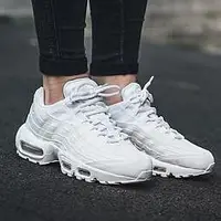 在飛比找Yahoo!奇摩拍賣優惠-Nike Air Max 95 全白 白 白 天使白 全氣墊