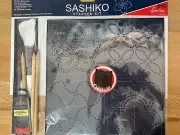Sashiko Starter Kit - Cushion Cover - DIY - threads, tools, fabric
