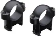 Burris 1 Inch Zee Solid Steel Rifle Scope Rings - Low Matte Fits Weaver-style