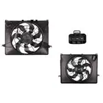 Sterling Cooling Fan Assemblyembly to suit Hyundai I45 05/2010 to 2012 - HYI4-FNR-11F