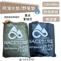 在飛比找momo購物網優惠-【NACETURE】210*200cm 帳篷防水布 地墊 防