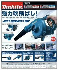 在飛比找樂天市場購物網優惠-【台北益昌】全新款 日本 牧田 Makita UB1103 