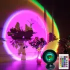Sunset Lamp Projection Led Lights with Remote, 16 Colors Night Light Rainbow 4 M