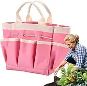 Gardening Equipment - Tool Storage Bag, Outdoor Waterproof Carrier | Compact Hand Organizer Caddy, Reinforced Fabric Equipment Sack, Bags