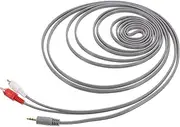 MUCKLILY Audio Wire Replacement Cable to Dual RCA Splitter Speaker Cable for Audio Systems Easy Plug and Play Connection Durable Core for Stable Transmission Versatile Use