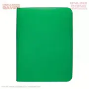 ULTRA PRO Binder - Vivid 9-Pocket Zippered Pro-Binder: Green