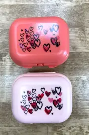 Tupperware Valentine Packable Oyster Containers-Small-Set of 2-NEW-SHIPPING INCL