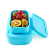 2 Pack Blue Silicone Snack Box