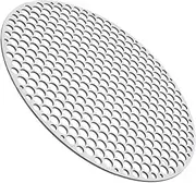 Grill Mesh Round Grate for Barbecue Practical BBQ Grill Basket Stainless Steel Mesh for Vegetables Me