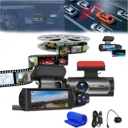 Car Dash Cam, Front and Rear Dash Camera,3.16-Inch HD Screen Dash Camera - 1080P