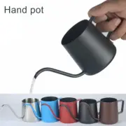 Stainless Steel Long Spout Drip Kettle Narrow Gooseneck Hand Pour Over Coffees