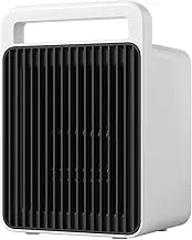 Portable Space Heater, Fan Heater 900W, Intelligent Temperature Control, Power Off When Tilting, Low Noise Operation, Non-Slip Foot Pad, 2-Speed Adjustment, Portable Handle, for Home Use
