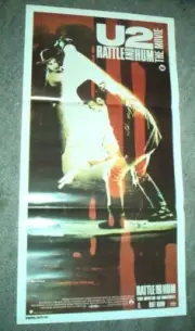 U2 RARE Rattle & Hum Original Australian CINEMA DAYBILL MOVIE POSTER Mint