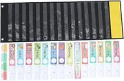 HOMSFOU Dual Sided Classroom Pocket Chart for Daily Schedules Organizer with Pockets for Efficient Classroom Management and Visual Learning Space Saving Design for Teachers