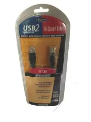 BELKIN USB A to USB B Cable 10ft./3m USB 2.0 F3U133-06
