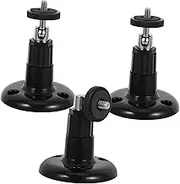 CLISPEED 3Pcs Floating Camera Wall Shelf Security Camera Holder for Wall Mount Durable Design for Blink Ring Stick Unobtrusive Indoor Camera Bracket for Home Security