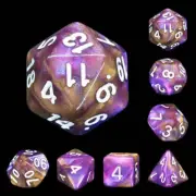 Royal Purple Aurora 7-Dice Set