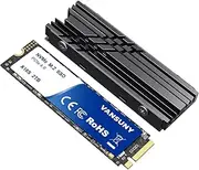 Vansuny 2TB NVMe M.2 SSD, PCIe 4.0 M.2 2280 Internal Solid State Drive, Speeds Up-to 7,300 MB/s with Heatsink and Screwdrivers for PC Gaming Design High End Computing