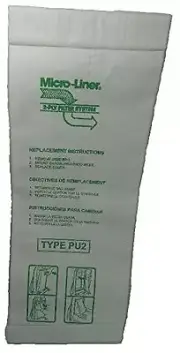 Sharp PU-2 DVC Micro-lined Vacuum Bags 10 pack