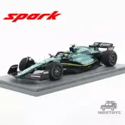 Spark 1:43 AMR23 No.14 2nd Monaco GP 2023 Fernando Alonso Diecast Model Car